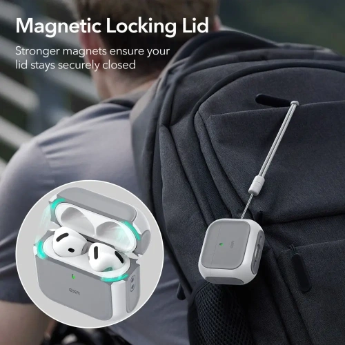 Buy ESR Orbit Halolock MagSafe Apple AirPods 4 White - ESR859 - {ean13} - Home Screen Store Europe