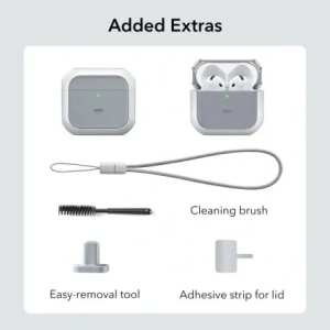 Kup ESR Orbit Halolock MagSafe Apple AirPods 4 Weiß - ESR859 - {ean13} - Sklep Home Screen