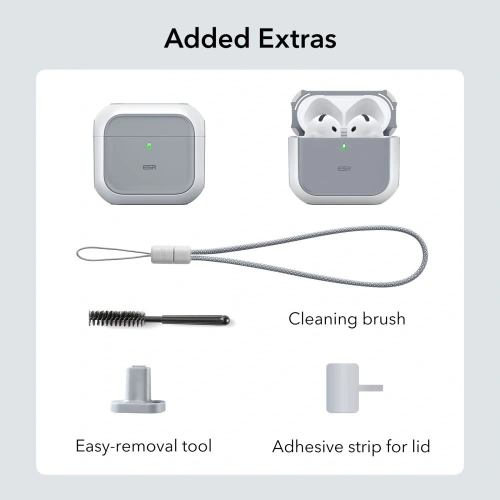 Buy ESR Orbit Halolock MagSafe Apple AirPods 4 White - ESR859 - {ean13} - Home Screen Store Europe
