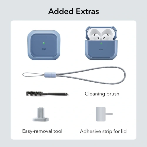 Buy ESR Orbit Halolock MagSafe Apple AirPods 4 Blue - ESR860 - {ean13} - Home Screen Store Europe