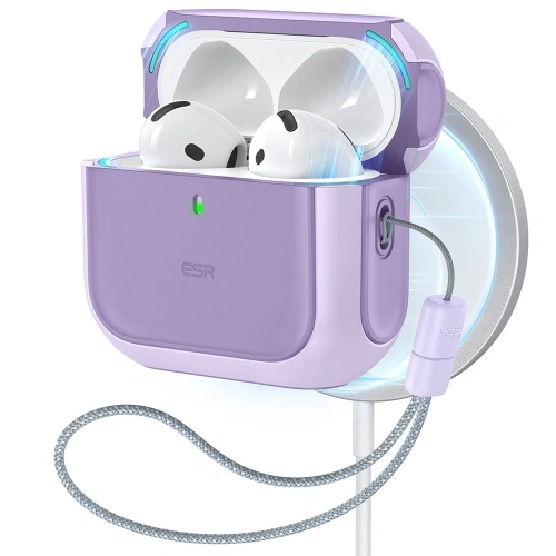 Buy ESR Orbit Halolock MagSafe Apple AirPods 4 Purple - ESR861 - {ean13} - Home Screen Store Europe