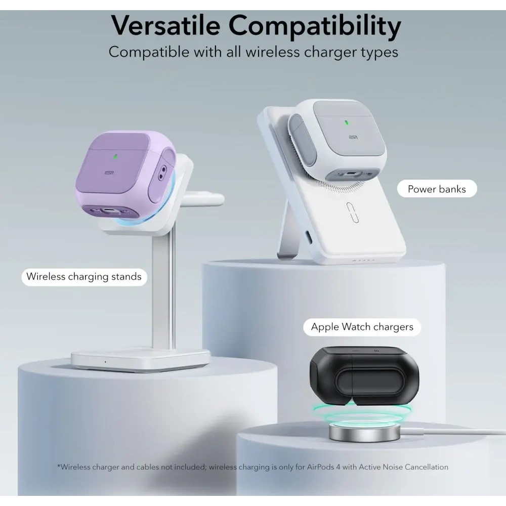 Etui ESR Orbit Halolock MagSafe Apple AirPods 4 Purple