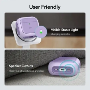 Kup ESR Orbit Halolock MagSafe Apple AirPods 4 Lila - ESR861 - {ean13} - Sklep Home Screen