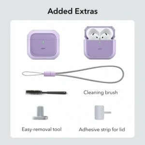 Kup ESR Orbit Halolock MagSafe Apple AirPods 4 Lila - ESR861 - {ean13} - Sklep Home Screen