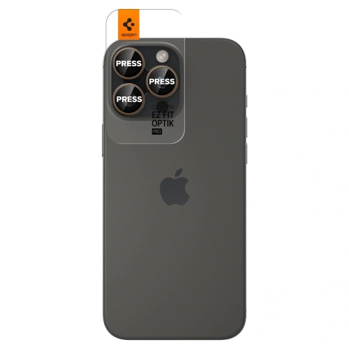 Buy Spigen GLAS.tR Ez Fit Optik Pro Camera Protector Apple iPhone 16 Pro / Pro Max Desert Titanium [2 PACK] - SPN16506 - {ean13} - Home Screen Store Europe