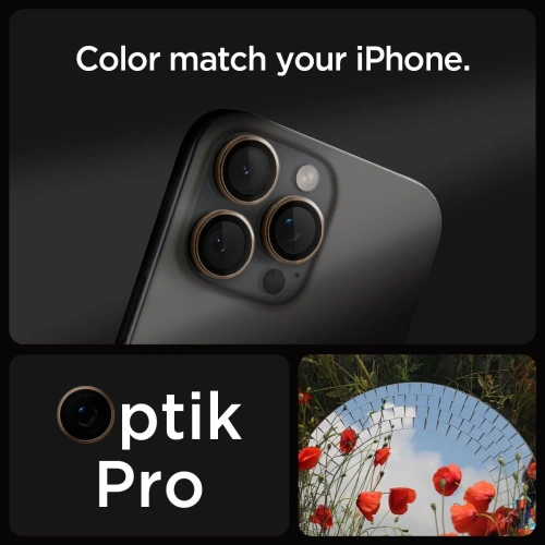 Buy Spigen GLAS.tR Ez Fit Optik Pro Camera Protector Apple iPhone 16 Pro / Pro Max Desert Titanium [2 PACK] - SPN16506 - {ean13} - Home Screen Store Europe