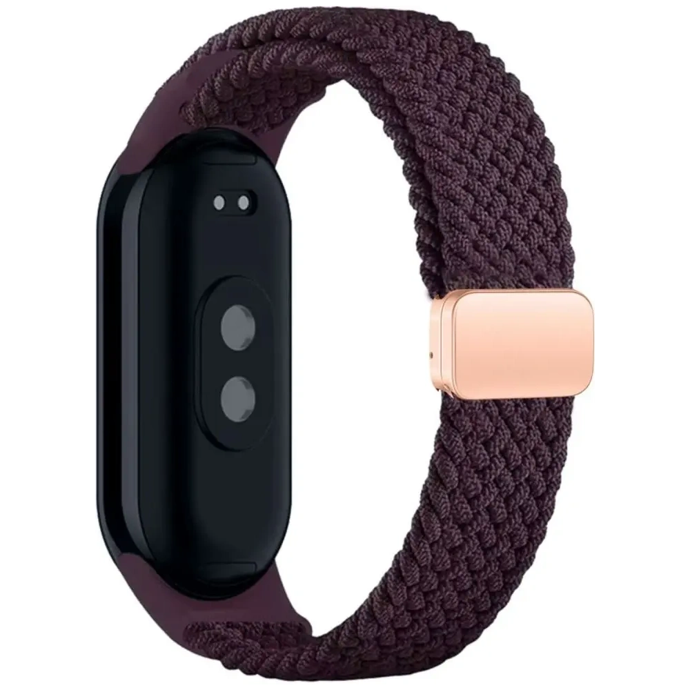 Pasek Tech-Protect Nylonmag Xiaomi Smart Band 8 / 9 / NFC Dark Cherry