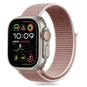 Kup Tech-Protect Nylon Apple Watch 6 / 7 / 8 / 9 / 10 / SE 40/41/42mm Staubige Rose - THP3354 - {ean13} - Sklep Home Screen