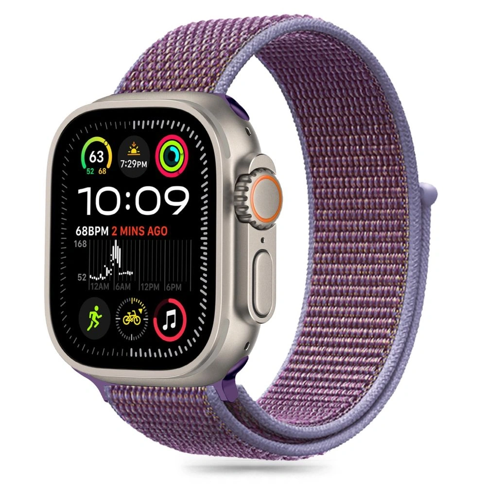 Pasek Tech-Protect Nylon Apple Watch 6 / 7 / 8 / 9 / 10 / SE 40/41/42mm Lilac
