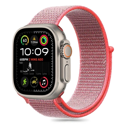 Kup Tech-Protect Nylon Apple Watch 6 / 7 / 8 / 9 / 10 / SE 40/41/42mm Roz Fierbinte - THP3357 - {ean13} - Sklep Home Screen