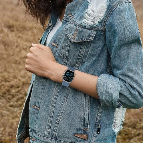 Kup Pasek Tech-Protect Nylon Apple Watch 6 / 7 / 8 / 9 / 10 / SE / Ultra 1 / 2 44/45/46/49mm Dusty Rose - THP3359 - {ean13} - Sklep Home Screen