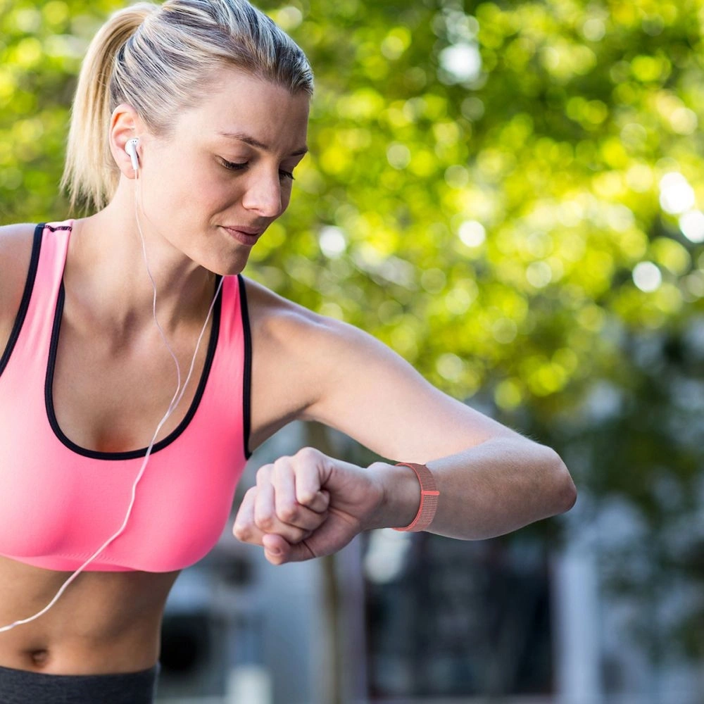 Pasek Tech-Protect Nylon Apple Watch 6 / 7 / 8 / 9 / 10 / SE 40/41/42mm Baby Blue