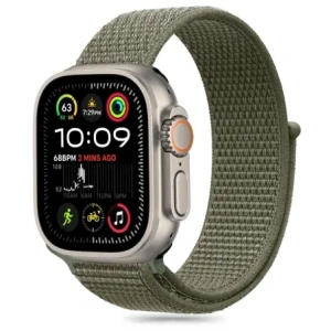 Kup Pasek Tech-Protect Nylon Apple Watch 6 / 7 / 8 / 9 / 10 / SE / Ultra 1 / 2 44/45/46/49mm Cargo Khaki - THP3362 - {ean13} - Sklep Home Screen