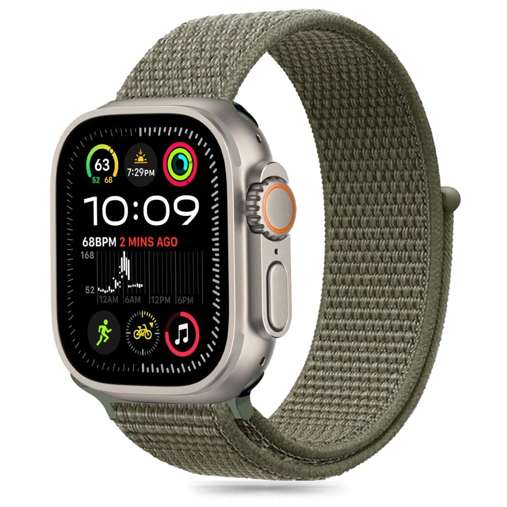 Pasek Tech-Protect Nylon Apple Watch 6 / 7 / 8 / 9 / 10 / SE / Ultra 1 / 2 44/45/46/49mm Cargo Khaki
