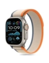 Kup Tech-Protect Nylon csíkos Apple Watch 6 / 7 / 8 / 9 / 10 / SE / Ultra 1 / 2 44/45/46/49mm Krém/narancs - THP3364 - {ean13} - Sklep Home Screen