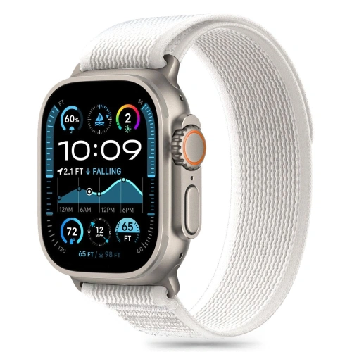 Kup Pasek Tech-Protect Nylon Stripe Apple Watch 6 / 7 / 8 / 9 / 10 / SE / Ultra 1 / 2 44/45/46/49mm Crayon Grey - THP3365 - {ean13} - Sklep Home Screen