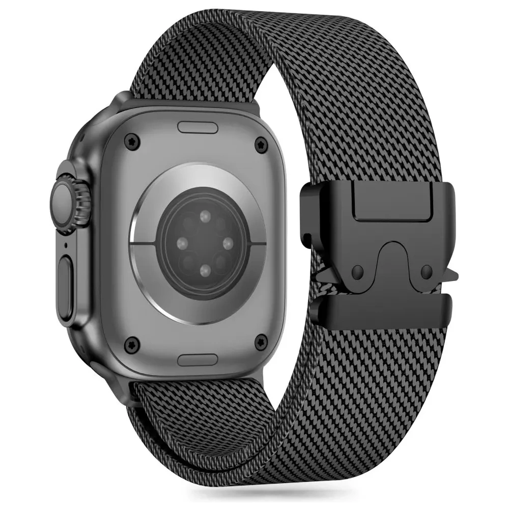 Bransoleta Tech-Protect Milano Apple Watch 6 / 7 / 8 / 9 / 10 / SE / Ultra 1 / 2 44/45/46/49mm Black