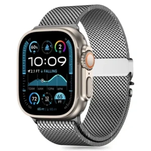 Kup Bransoleta Tech-Protect Milano Apple Watch 6 / 7 / 8 / 9 / 10 / SE / Ultra 1 / 2 44/45/46/49mm Silver - THP3367 - {ean13} - Sklep Home Screen