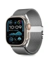 Tech-Protect Milano Apple Watch 6 / 7 / 8 / 9 / 10 / SE / Ultra 1 / 2 44/45/46/49mm Argintiu