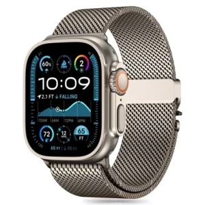 Kup Bransoleta Tech-Protect Milano Apple Watch 6 / 7 / 8 / 9 / 10 / SE / Ultra 1 / 2 44/45/46/49mm Titanium - THP3368 - {ean13} - Sklep Home Screen