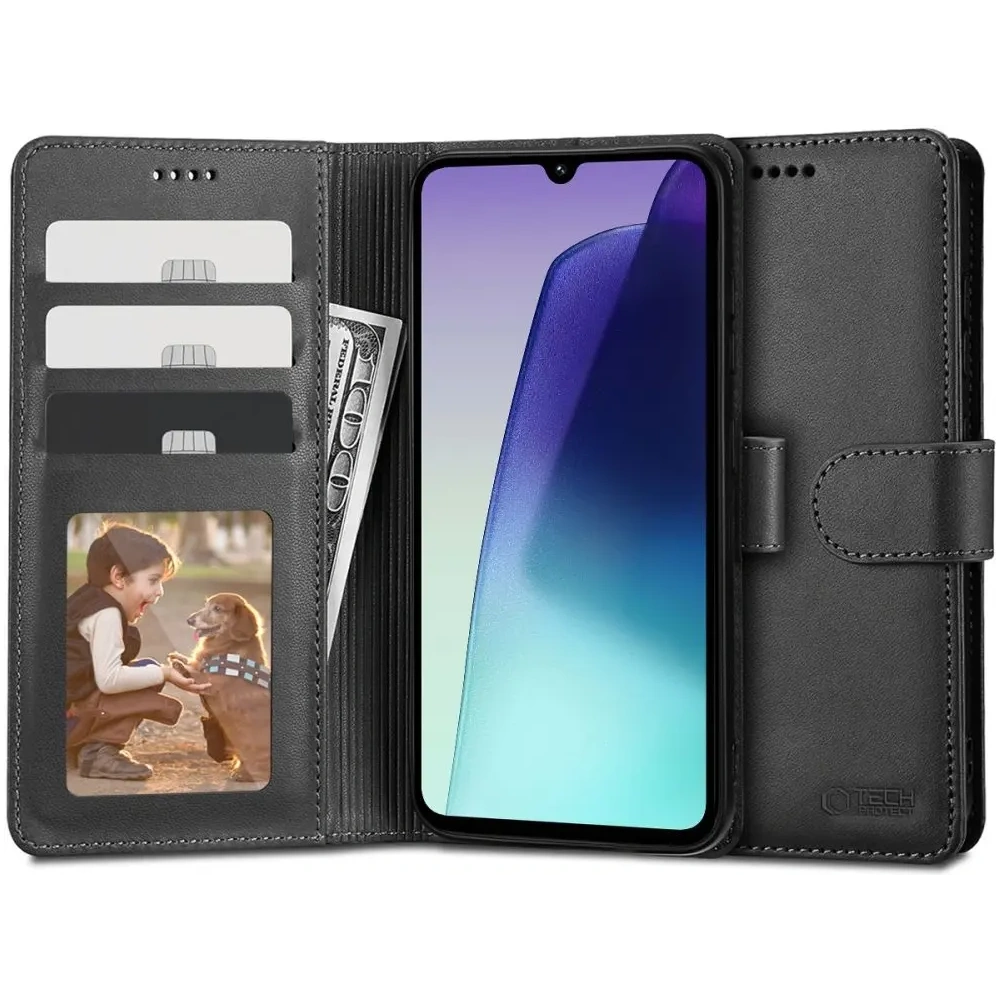 Etui Tech-Protect Wallet Xiaomi Redmi 14c Black