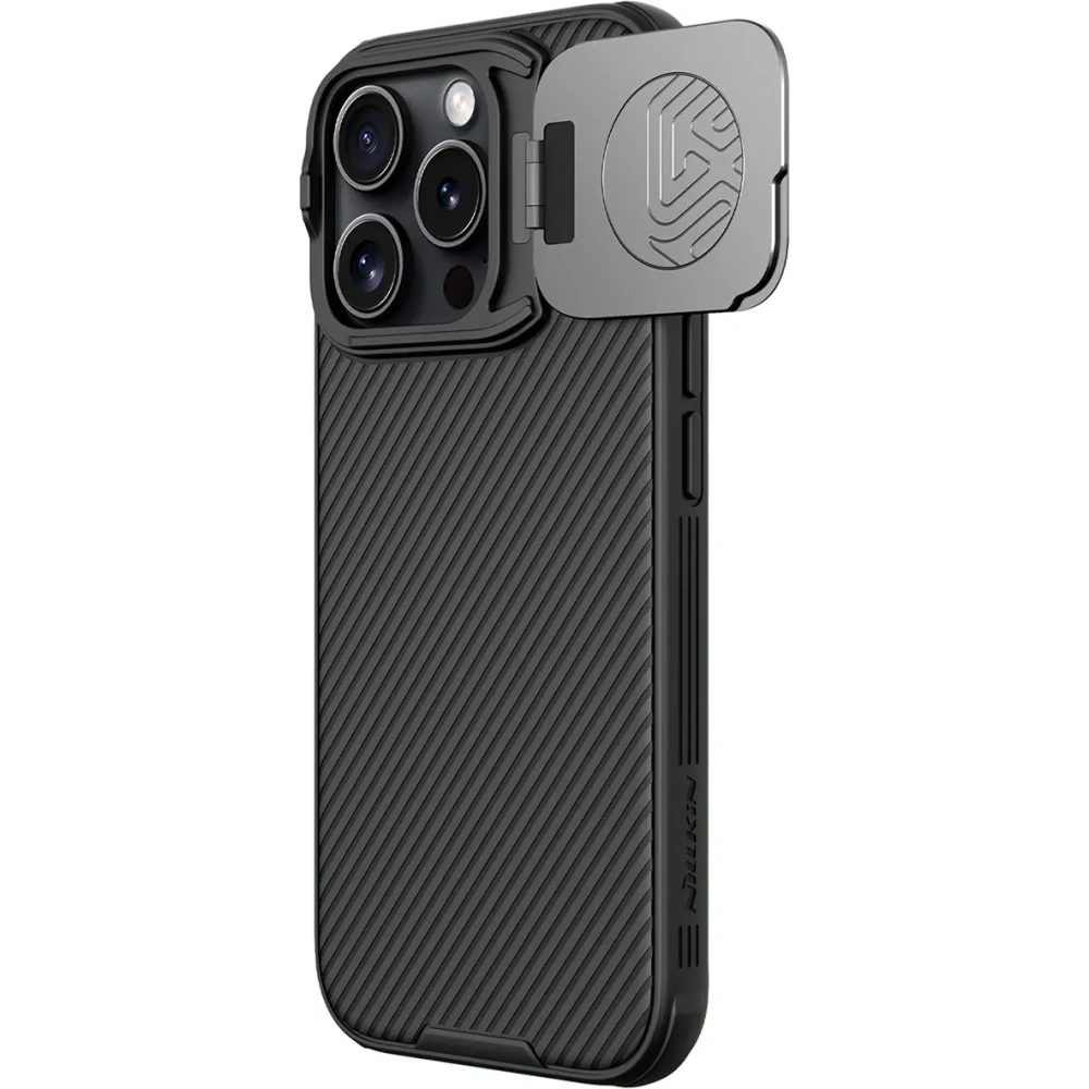 Etui Nillkin CamShield Prop Case Apple iPhone 16 Pro czarne