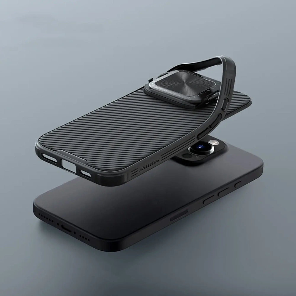 Etui Nillkin CamShield Prop Case Apple iPhone 16 Pro Max czarne
