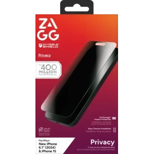 Kup Szkło prywatyzujące ZAGG InvisibleShield Glass Elite Privacy Apple iPhone 15 / 16 - ZAG148 - {ean13} - Sklep Home Screen