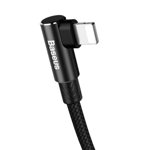 Kup USB-C to Lightning PD sarokkábel Baseus MVP Elbow, 18W, 2m (fekete) - BSU1207BLK - {ean13} - Sklep Home Screen