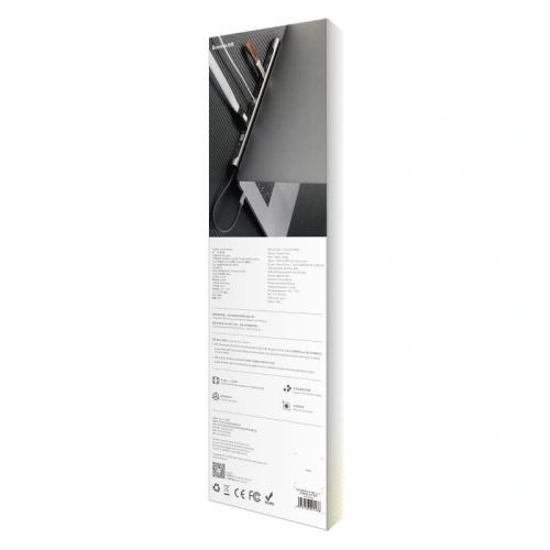 Kup Adapter 11w1 Baseus Élvezet, HUB USB-C 2x HDMI, 3x USB 3.0, VGA, RJ45, USB-C PD, SD/microSD, 3,5mm jack - BSU1208 - {ean13} - Sklep Home Screen