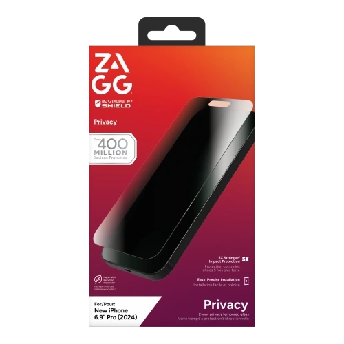 Kup ZAGG InvisibleShield Glass Elite Privacy Apple iPhone 16 Pro Max - ZAG150 - {ean13} - Sklep Home Screen