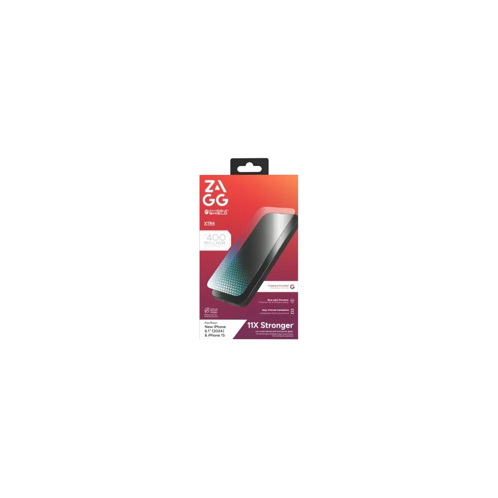 Szkło ochronne ZAGG InvisibleShield Glass XTR4 Apple iPhone 15 / 16