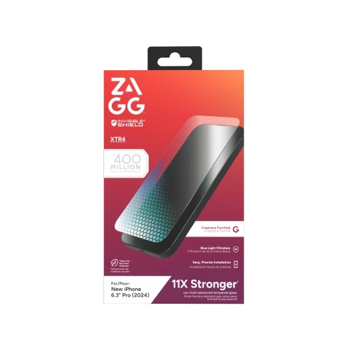 Kup Szkło ochronne ZAGG InvisibleShield Glass XTR4 Apple iPhone 16 Pro - ZAG152 - {ean13} - Sklep Home Screen