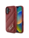 Kup Etui Karl Lagerfeld KLHCP16SPQDSMGR Apple iPhone 16 hardcase Quilted Signature czerwony/red - KLD21746 - {ean13} - Sklep Home Screen