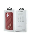 Kup Karl Lagerfeld KLHCP16SPQDSMGR Apple iPhone 16 Hartschale gestepptes Signature rot - KLD21746 - {ean13} - Sklep Home Screen