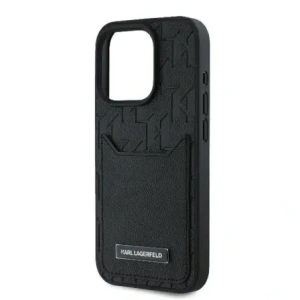 Kup Karl Lagerfeld KLHCP16XPGKHPRPK Apple iPhone 16 Pro Max Hardcase mit Kartenfächern Monogramm schwarz - KLD21747 - {ean13} - Sklep Home Screen