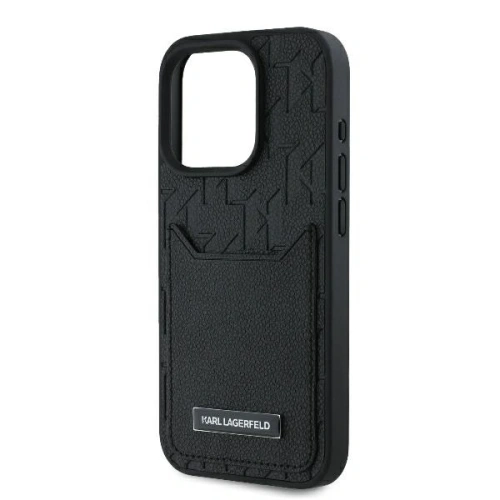 Kup Karl Lagerfeld KLHCP16XPGKHPRPK Apple iPhone 16 Pro Max Hardcase mit Kartenfächern Monogramm schwarz - KLD21747 - {ean13} - Sklep Home Screen