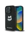Karl Lagerfeld KLHCP16XPGKLCHPK Apple iPhone 16 Pro Max hardcase Monogram Choupette Head Pin black