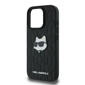 Kup Etui Karl Lagerfeld KLHCP16XPGKLCHPK Apple iPhone 16 Pro Max hardcase Monogram Choupette Head Pin černý/black - KLD21748 - {ean13} - Sklep Home Screen