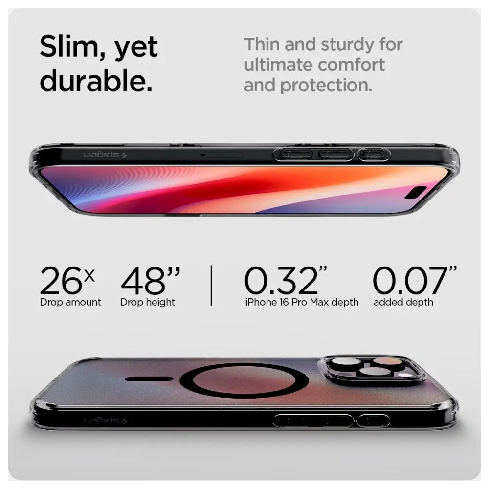 Etui Spigen Ultra Hybrid T Mag MagSafe Apple iPhone 16 Pro Frost Black