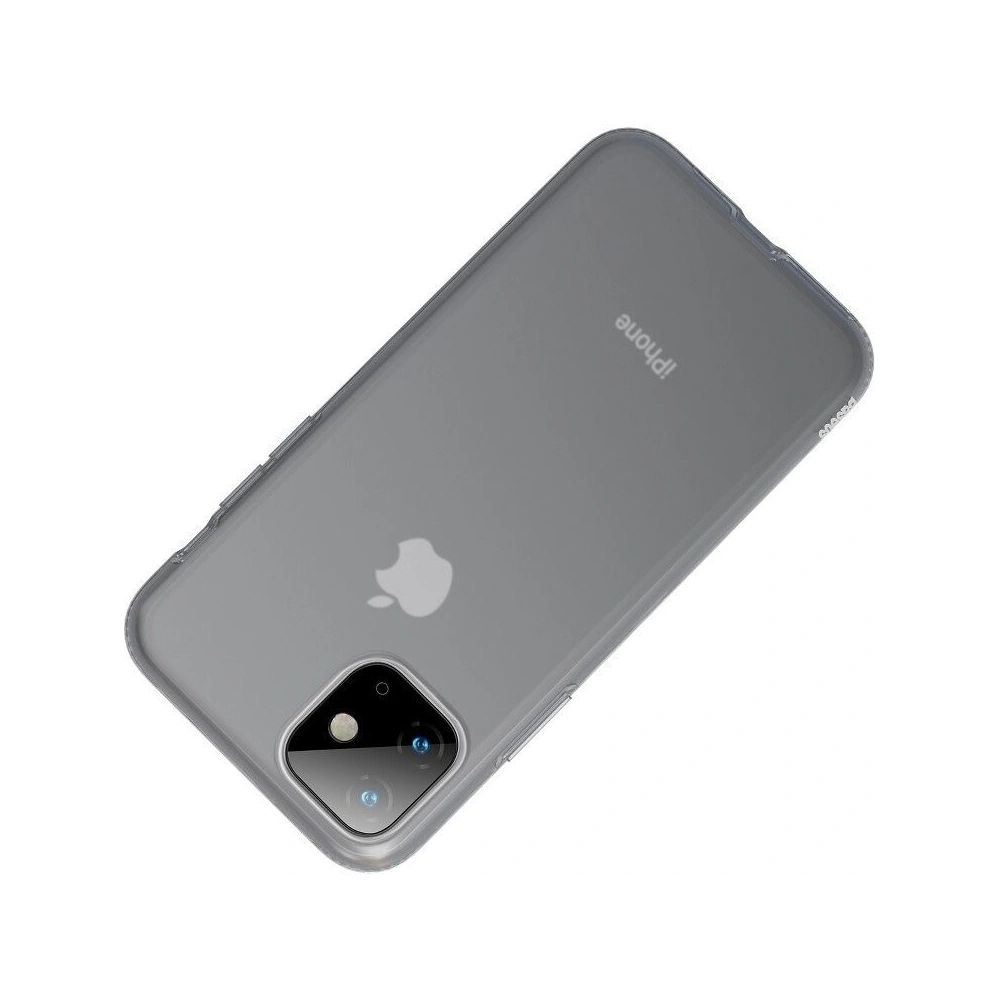 Etui silikonowe Baseus Jelly Liquid Silica Gel Case do iPhone 11 6,1 (czarne)