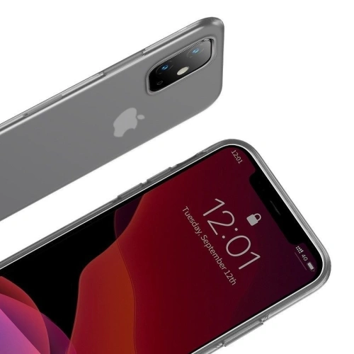 Kup Etui silikonowe Baseus Jelly Liquid Silica Gel Case do iPhone 11 6,1 (czarne) - BSU1216BLK - {ean13} - Sklep Home Screen