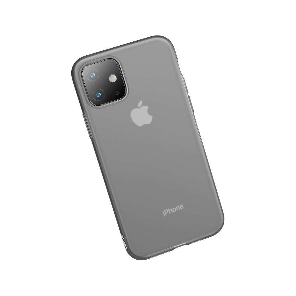 Etui silikonowe Baseus Jelly Liquid Silica Gel Case do iPhone 11 6,1 (czarne)