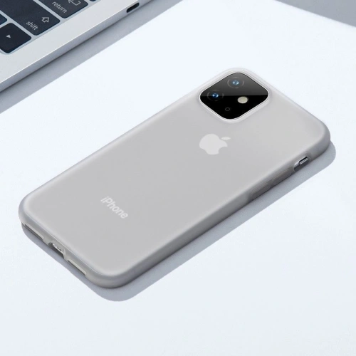 Kup Etui silikonowe Baseus Jelly Liquid Silica Gel Case do iPhone 11 6,1 (czarne) - BSU1216BLK - {ean13} - Sklep Home Screen