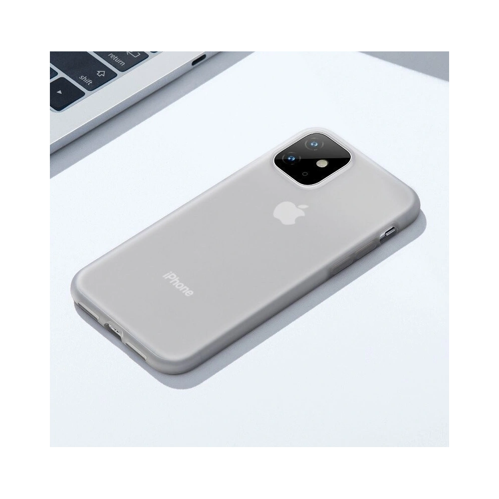 Etui silikonowe Baseus Jelly Liquid Silica Gel Case do iPhone 11 6,1 (czarne)