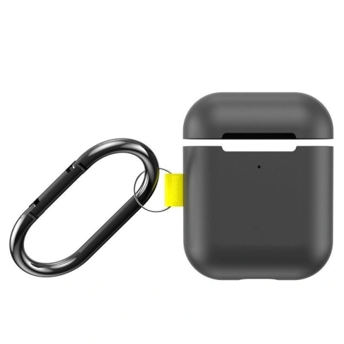Kup Baseus Apple Tasche Let's go Woven Label Haken AirPods 1/2 Grau Gelb - BSU1218GRY - {ean13} - Sklep Home Screen