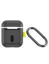Kup Baseus Apple Tasche Let's go Woven Label Haken AirPods 1/2 Grau Gelb - BSU1218GRY - {ean13} - Sklep Home Screen