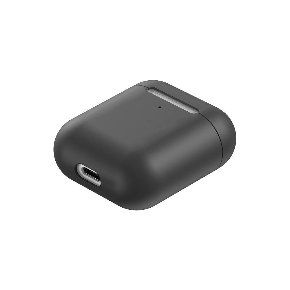 Etui Baseus Let's go Woven Label Hook Apple AirPods 1/2 Szaro-żółte