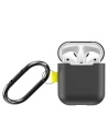 Kup Baseus Apple Tasche Let's go Woven Label Haken AirPods 1/2 Grau Gelb - BSU1218GRY - {ean13} - Sklep Home Screen