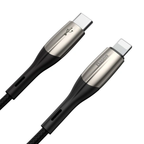 Kup Baseus USB-C zu Lightning PD Kabel Horizontal, Power Delivery, LED, 2m (schwarz) - BSU1219BLK - {ean13} - Sklep Home Screen